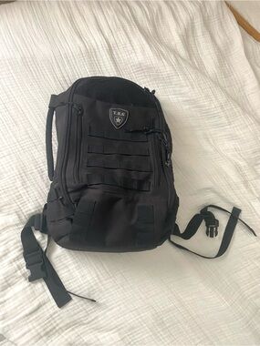 Black Tactical Baby Gear Backpack
